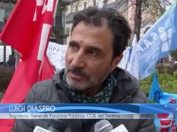 Trentino TV intervista il Segretario Generale FP CGIL Luigi Diaspro